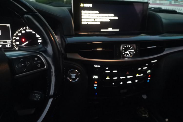 Used Lexus LX 2017 570 Dynamic Luxury Edition Audio And AC Panel