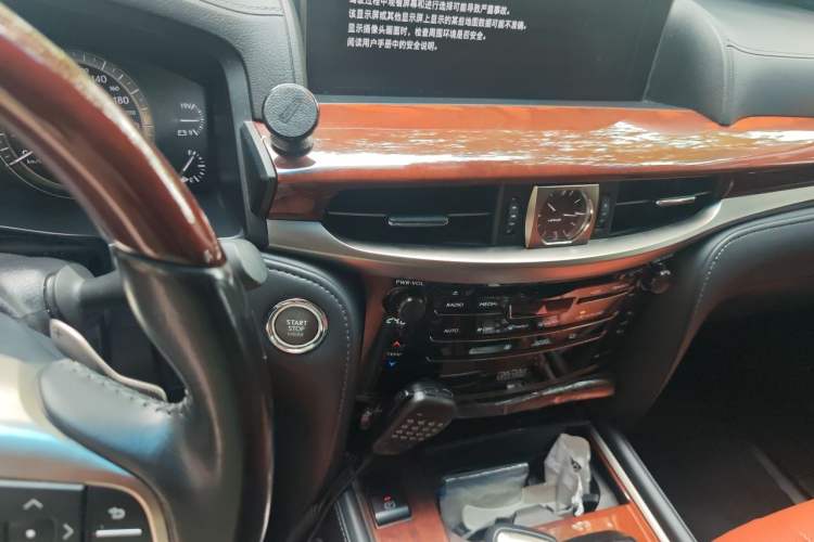Used Lexus LX 2017 570 Dynamic Luxury Edition Audio And AC Panel