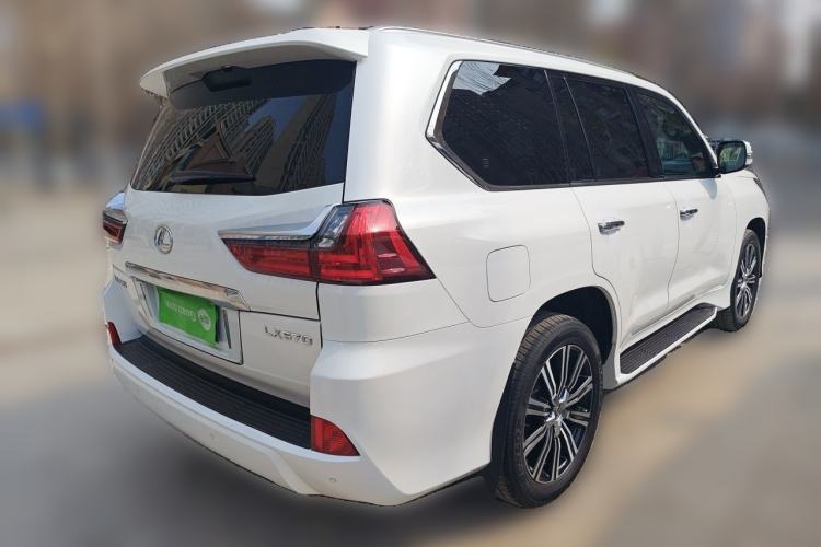 Used Lexus LX 2017 570 Prestige Luxury Edition Rear Right 45 Deg