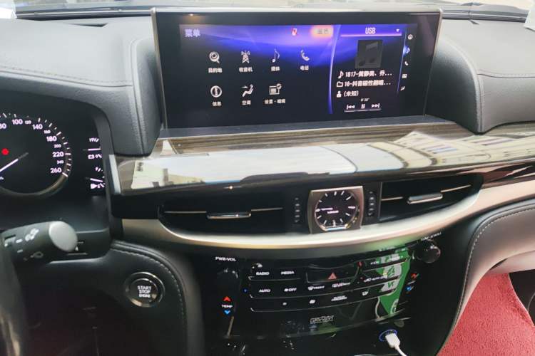 Used Lexus LX 2019 570 Prestige Luxury Edition Audio And AC Panel