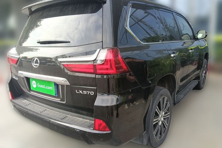 Used Lexus LX 2019 570 Prestige Luxury Edition Rear Right 45 Deg