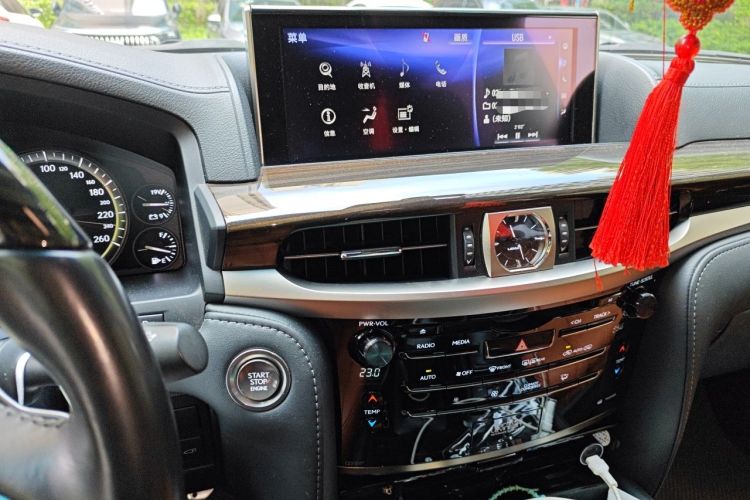 Used Lexus LX 2019 570 Peak Special Edition Audio And AC Panel