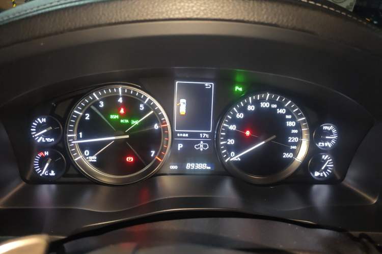 Used Lexus LX 2019 570 Eight-Seater Platinum Edition – Middle East Instrument Cluster