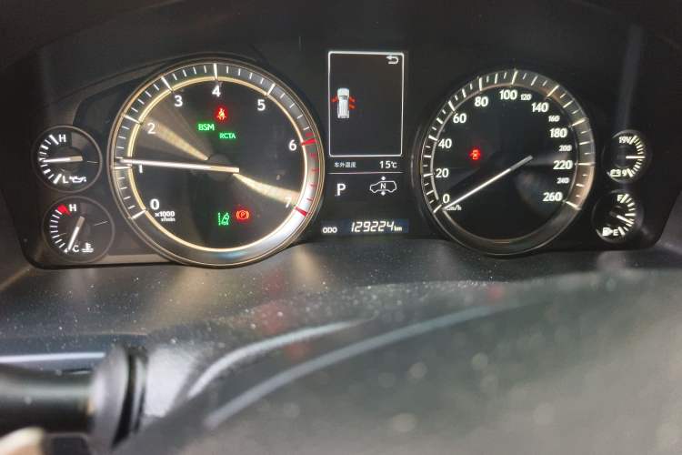 Used Lexus LX 2019 570 Prestige Luxury Edition Odometer Close Up