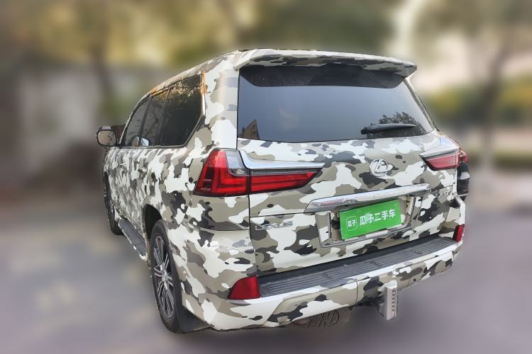 Used Lexus LX 2019 570 Prestige Luxury Edition Rear Left 45 Deg
