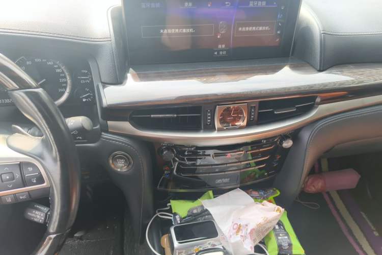 Used Lexus LX 2019 570 Prestige Luxury Edition Audio And AC Panel