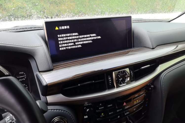 Used Lexus LX 2019 570 Prestige Luxury Edition Audio And AC Panel
