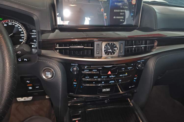 Used Lexus LX 2019 570 Prestige Luxury Edition Audio And AC Panel