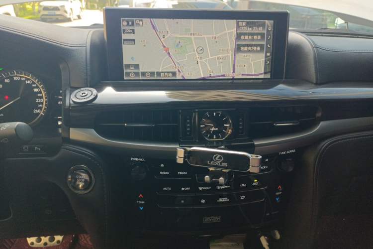 Used Lexus LX 2019 570 Peak Special Edition Audio And AC Panel