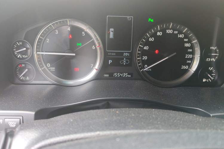 Used Lexus LX 2019 570 Dynamic Luxury Edition Odometer Close Up