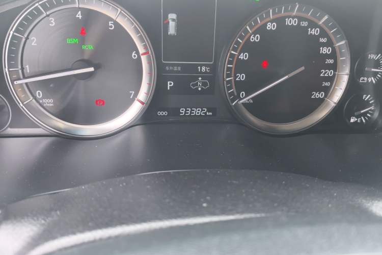 Used Lexus LX 2019 570 Prestige Luxury Edition Odometer Close Up