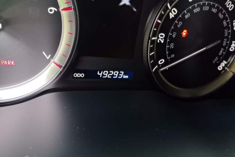 Used Lexus LX 2019 570 Prestige Luxury Edition Odometer Close Up