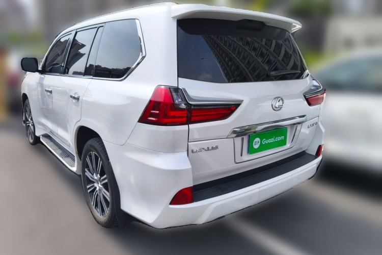 Used Lexus LX 2019 570 Prestige Luxury Edition Rear Left 45 Deg