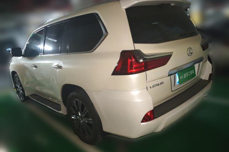 Used Lexus LX 2019 570 Prestige Luxury Edition Rear Left 45 Deg