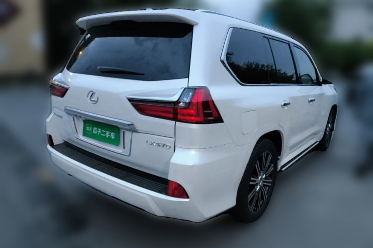 Used Lexus LX 2019 570 Prestige Luxury Edition Rear Right 45 Deg