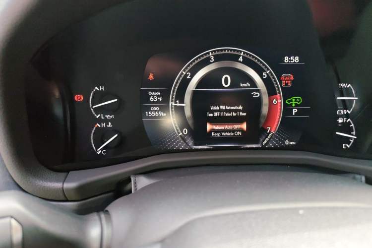 Used Lexus LX  Odometer Close Up
