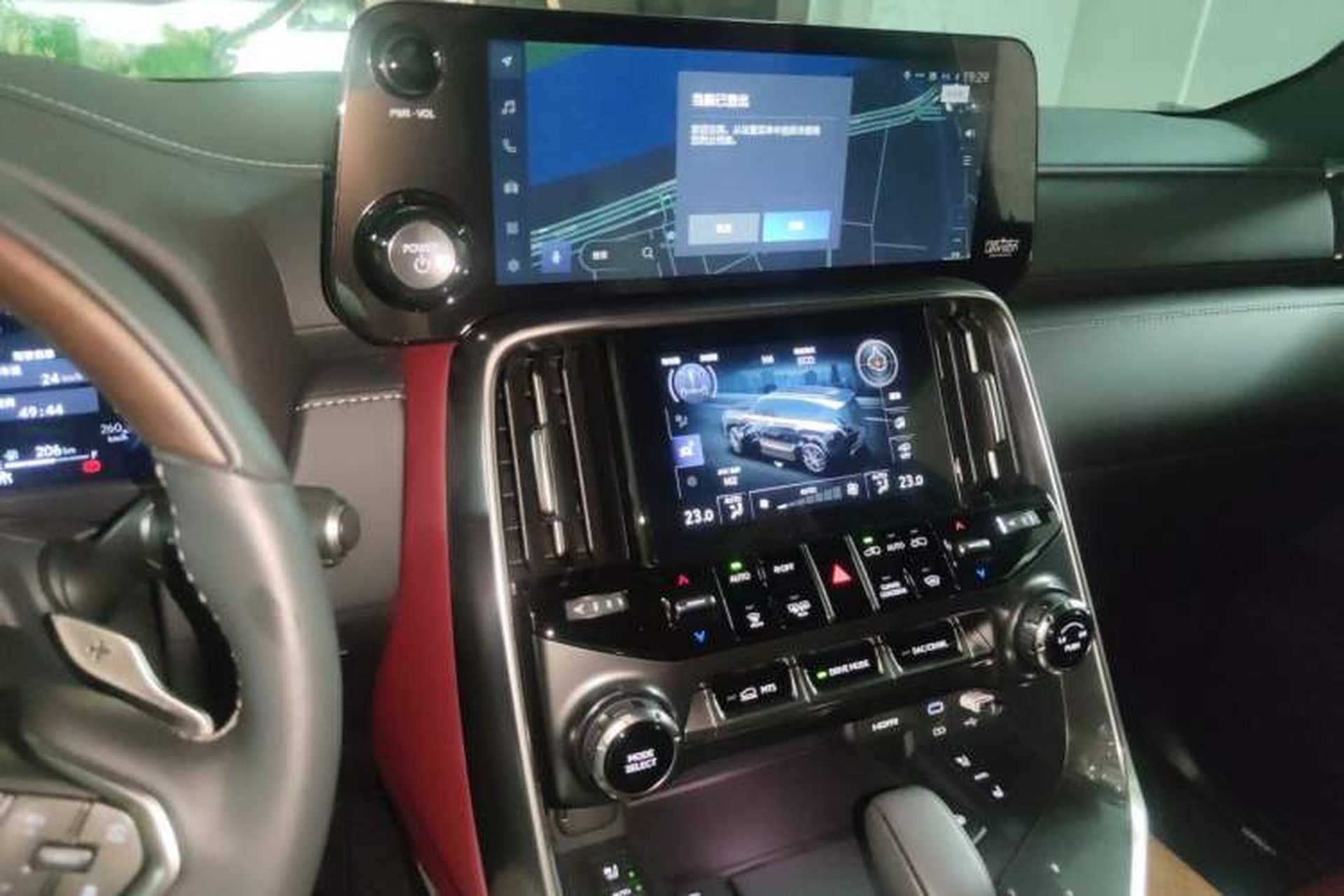 Used Lexus LX 2025 700h Lingjie Edition Audio And AC Panel