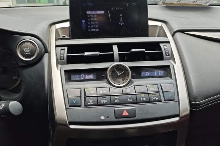 Used Lexus NX 2015 200T All-Wheel-Drive Fēngshàng Edition Audio And AC Panel
