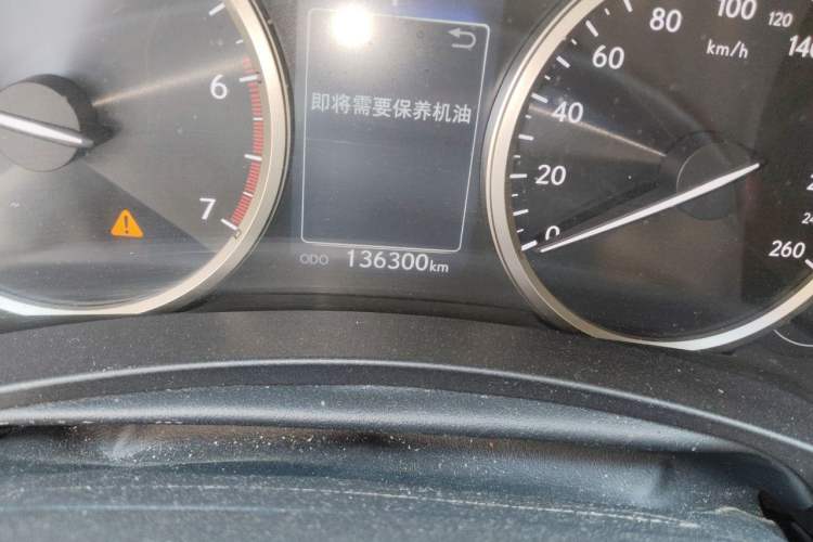Used Lexus NX 2015 200T All-Wheel-Drive Fēngshàng Edition Odometer Close Up