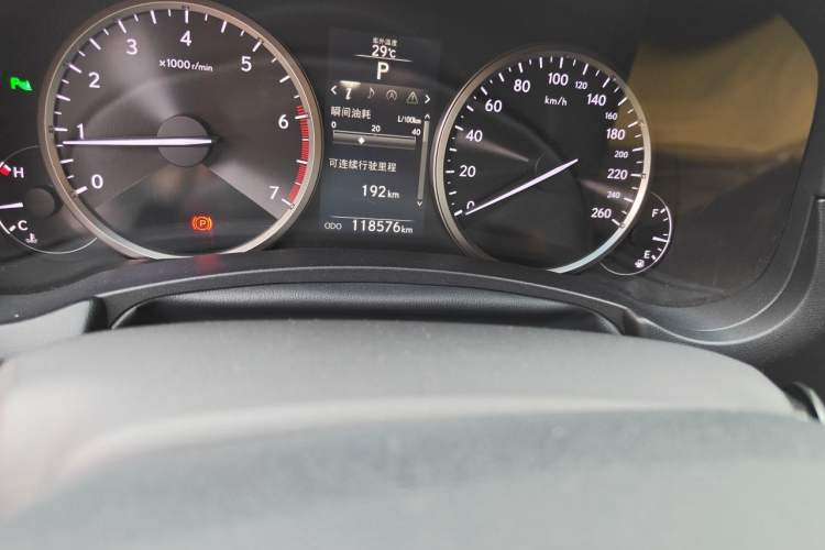 Used Lexus NX 2015 200T All-Wheel-Drive Fēngshàng Edition Odometer Close Up