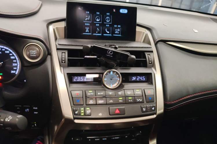 Used Lexus NX 2015 200t All-Wheel-Drive F SPORT Audio And AC Panel