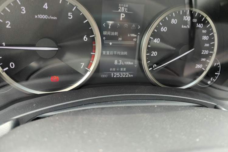 Used Lexus NX 2016 200 All-Wheel Drive FENGSHANG Version Odometer Close Up