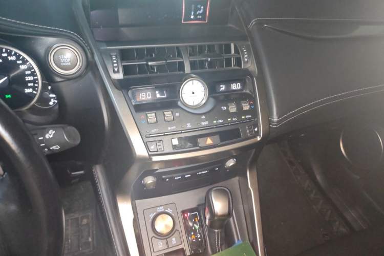 Used Lexus NX 2017 300 Front-Wheel-Drive Limited Edition Audio And AC Panel