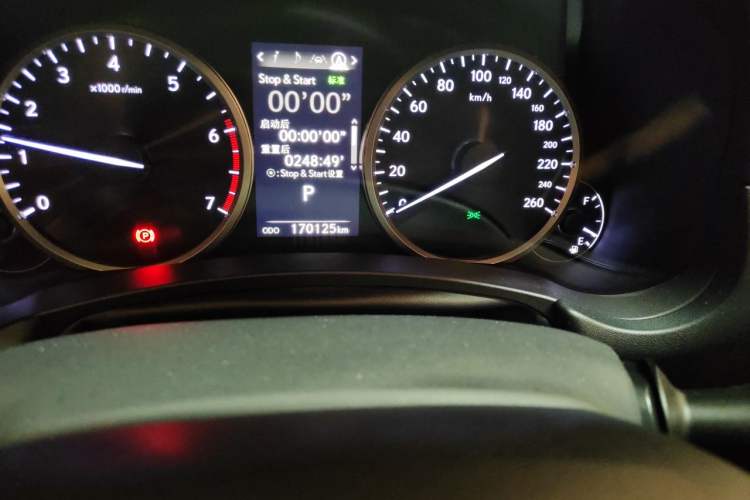 Used Lexus NX 2017 300 Front-Wheel-Drive Limited Edition Odometer Close Up