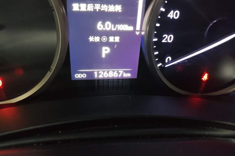 Used Lexus NX 2017 300h Front-Drive FENGSHANG Edition Odometer Close Up