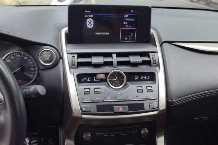 Used Lexus NX 2017 300 Front-Wheel-Drive Limited Edition Audio And AC Panel
