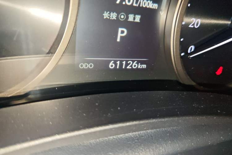 Used Lexus NX 2017 300h Front-Drive FENGSHANG Edition Odometer Close Up