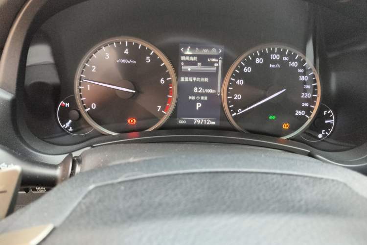 Used Lexus NX 2017 200 Front-Wheel-Drive X-Trail SE Edition Odometer Close Up