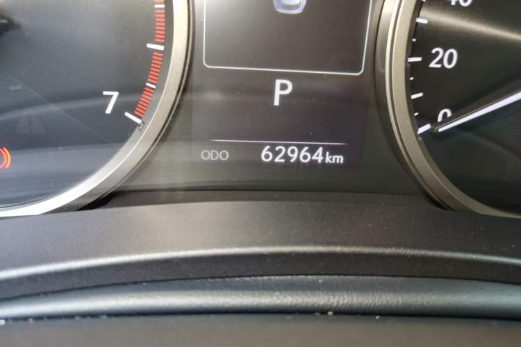 Used Lexus NX 2017 300 Front-Wheel-Drive Limited Edition Odometer Close Up