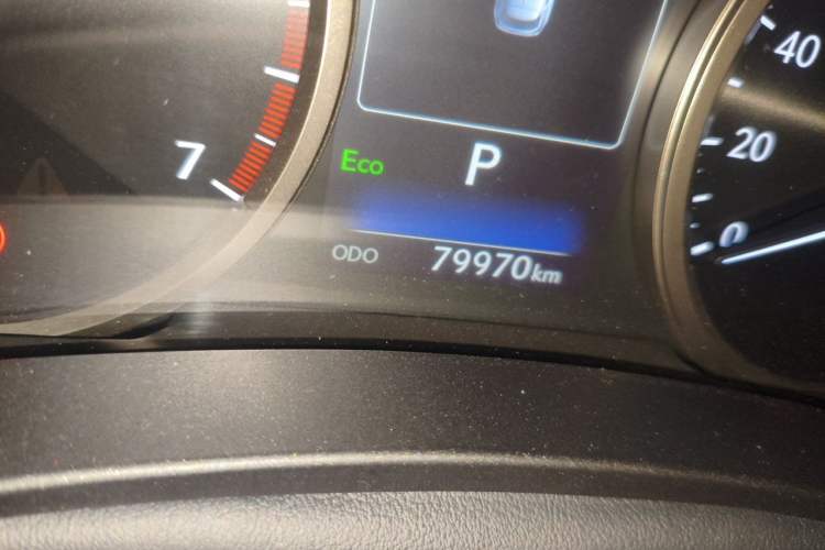 Used Lexus NX 2017 300 Front-Wheel-Drive Limited Edition Odometer Close Up