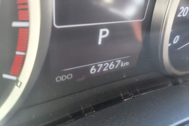 Used Lexus NX 2017 200 Front-Wheel-Drive X-Trail SE Edition Odometer Close Up