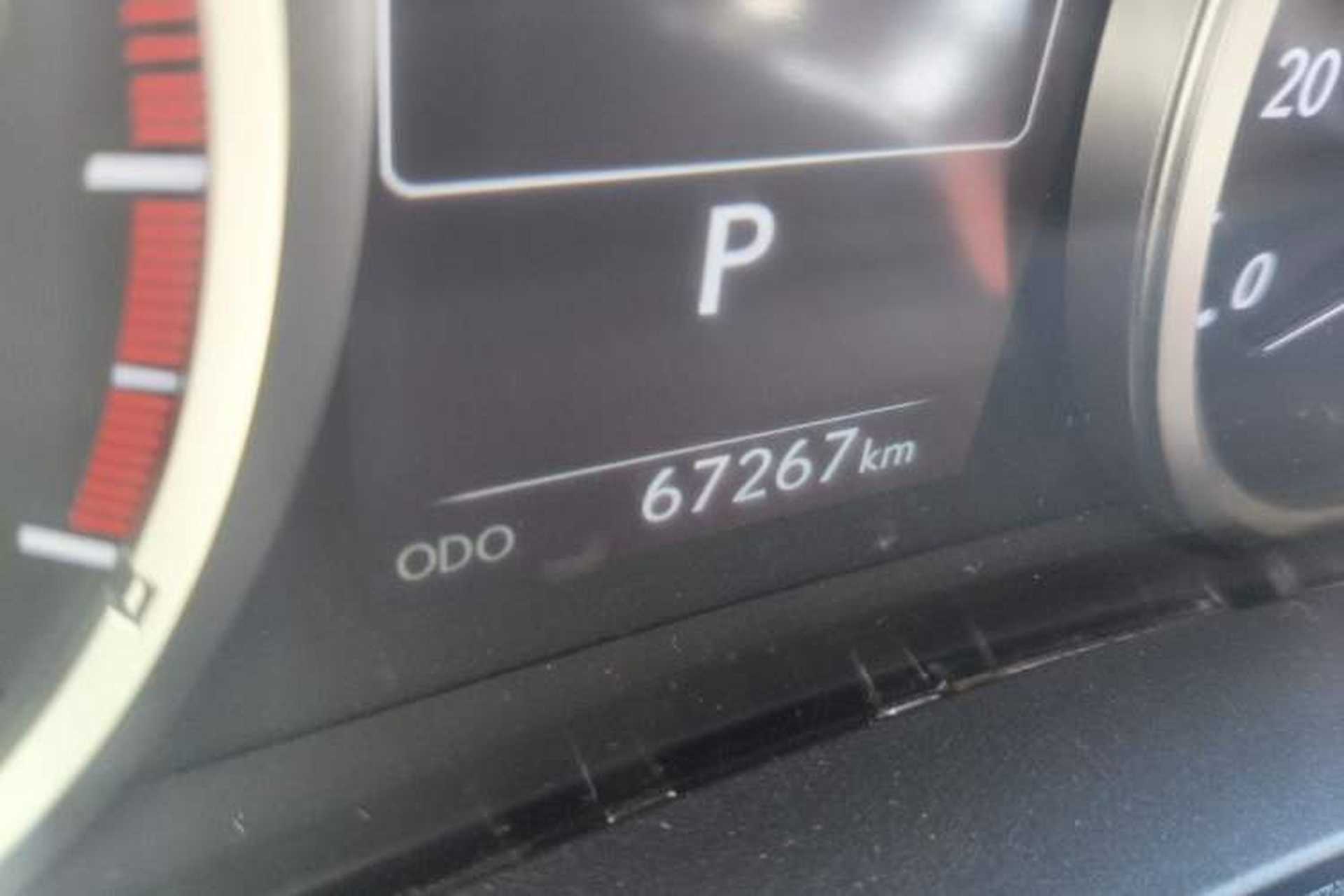 Used Lexus NX 2017 200 Front-Wheel-Drive X-Trail SE Edition Odometer Close Up