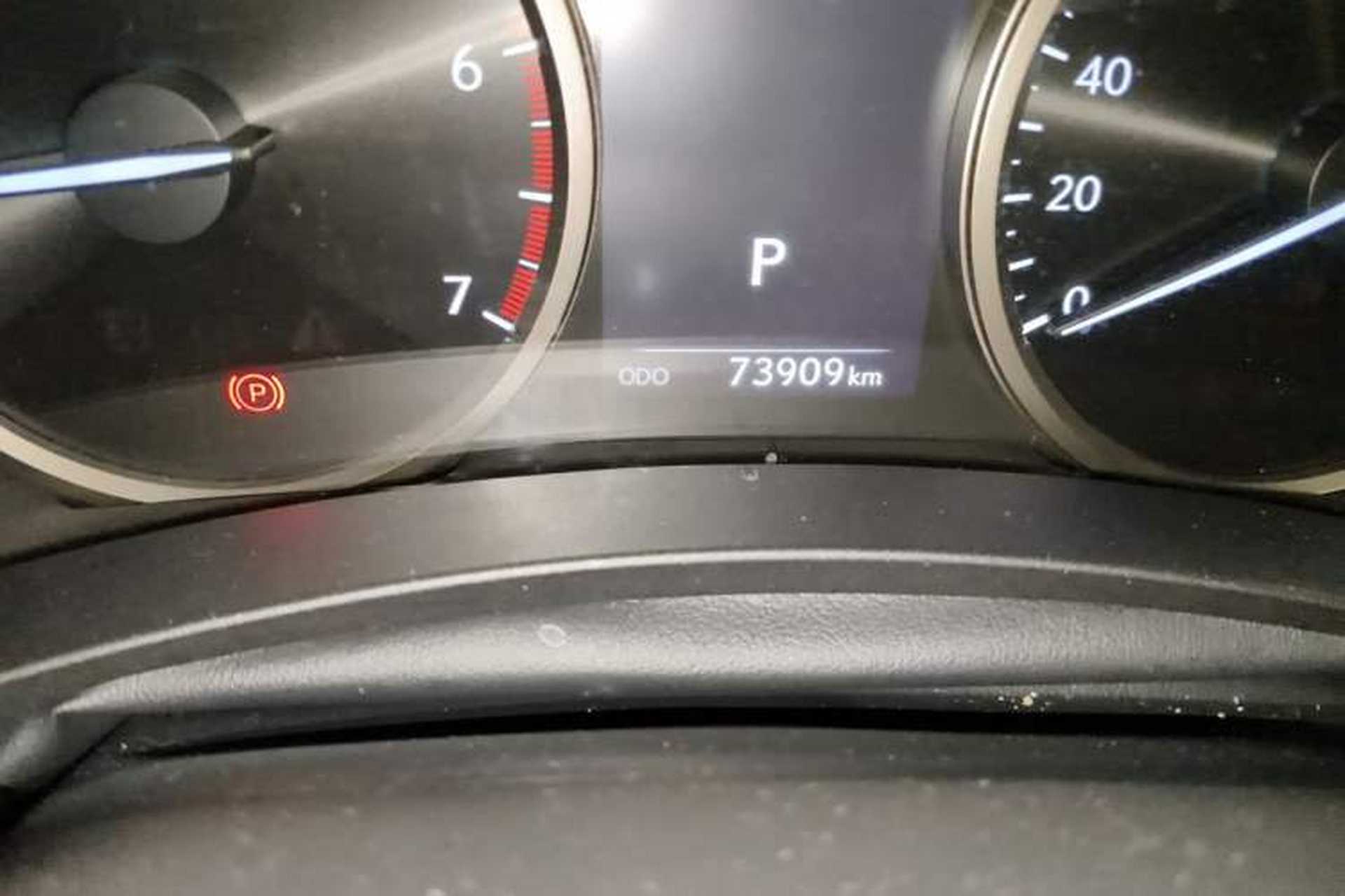 Used Lexus NX 2017 300 Front-Wheel-Drive Limited Edition Odometer Close Up