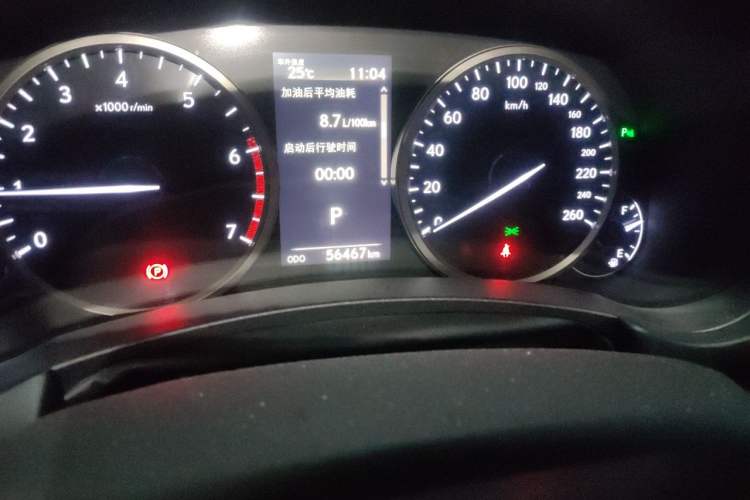 Used Lexus NX 2018 300 Front-Drive Freeline Edition Odometer Close Up