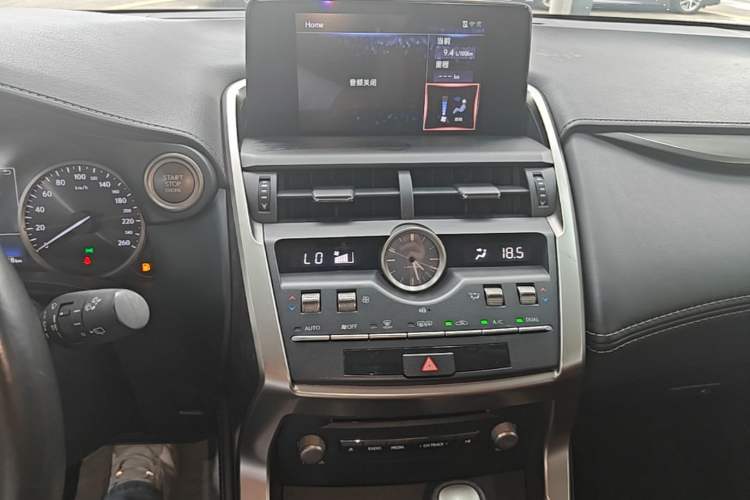 Used Lexus NX 2018 200 Front-Wheel-Drive Xingxing Edition China VI Standard Audio And AC Panel