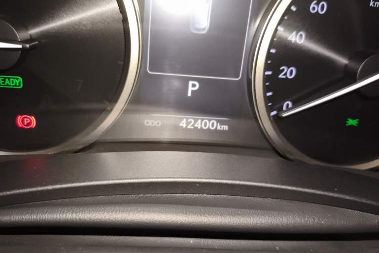 Used Lexus NX 2018 300h All-Wheel-Drive FENGZHI Edition China V Emission Standard Odometer Close Up
