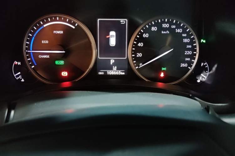 Used Lexus NX 2018 300h Front-Wheel-Drive FENGSHANG Version China V Emission Standard Odometer Close Up
