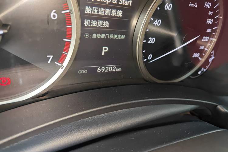 Used Lexus NX 2018 300 Front-Drive Freeline Edition Odometer Close Up