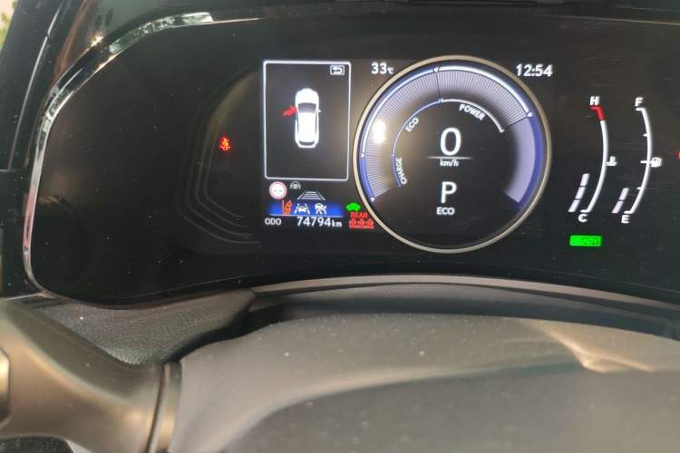 Used Lexus NX 2022 350h Front-Wheel-Drive Innovation Edition Odometer Close Up