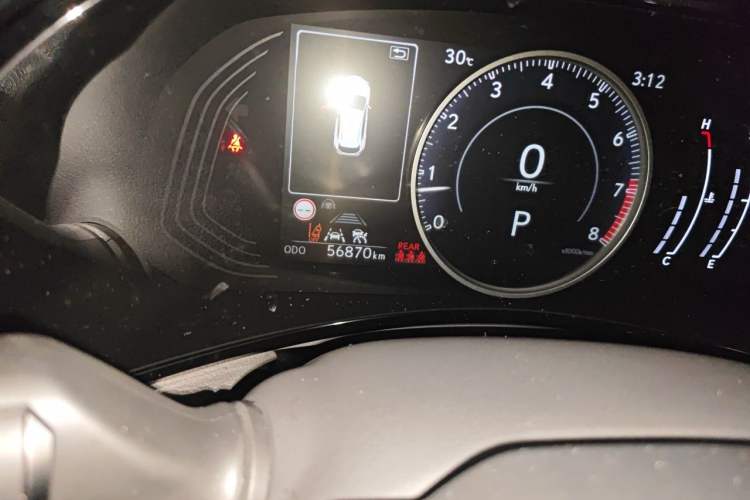 Used Lexus NX 2022 260 Front-Wheel Drive Chuanchi Edition Odometer Close Up