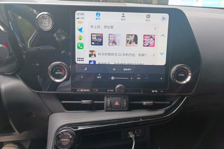 Used Lexus NX 2022 260 Front-Wheel Drive Chuanchi Edition Audio And AC Panel