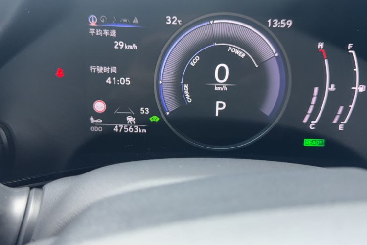 Used Lexus NX 2023 350h Front-Wheel-Drive Xinchichi Version Odometer Close Up