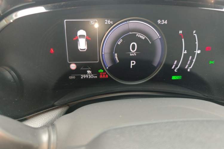 Used Lexus NX 2023 350h Front-Wheel-Drive Chuan Yue Edition Odometer Close Up