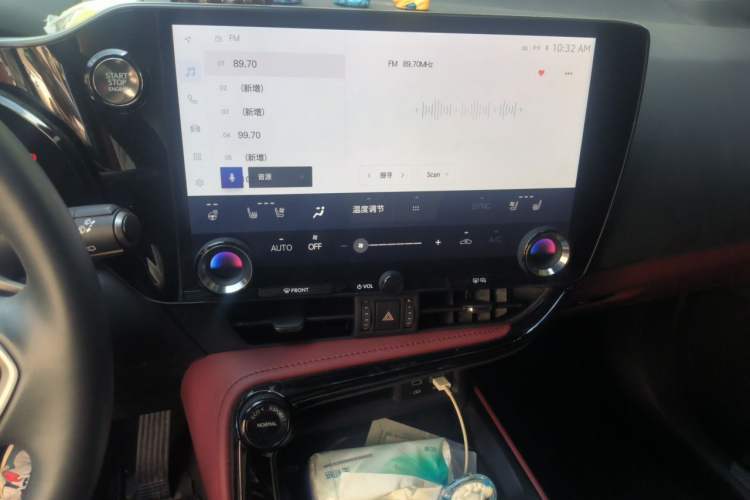 Used Lexus NX 2025 260 Front-Wheel Drive Special Edition Audio And AC Panel