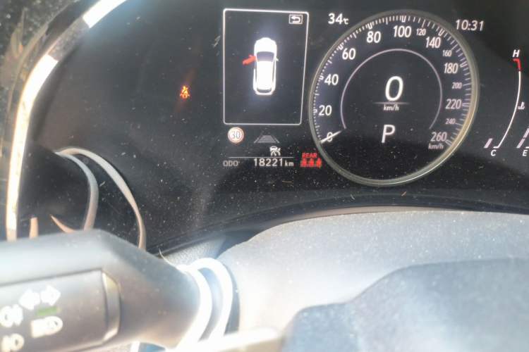Used Lexus NX 2025 260 Front-Wheel Drive Special Edition Odometer Close Up