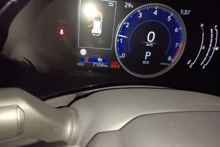 Used Lexus NX 2025 Model 200 FUN Odometer Close Up